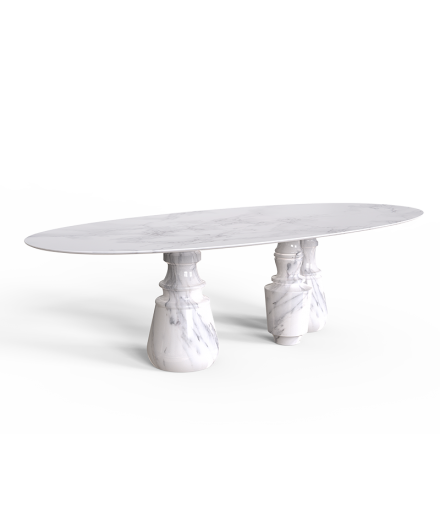 PIETRA OVAL XL DINING TABLE