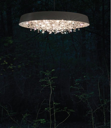 TONDO CRYSTAL CEILING LAMP